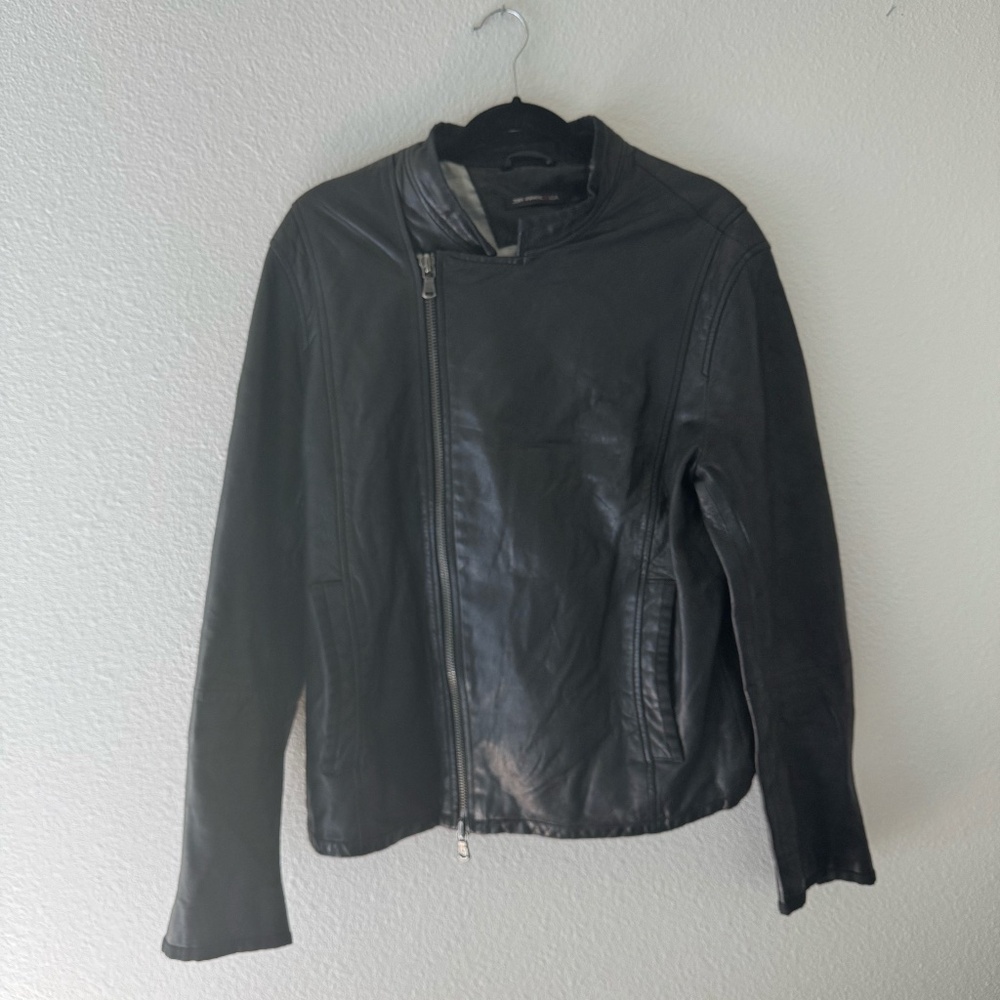 John Varvatos Men’s Leather Jacket – Size L